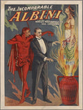 Albini The Incomparable Magician Vintage Style 191 Fine Art Print