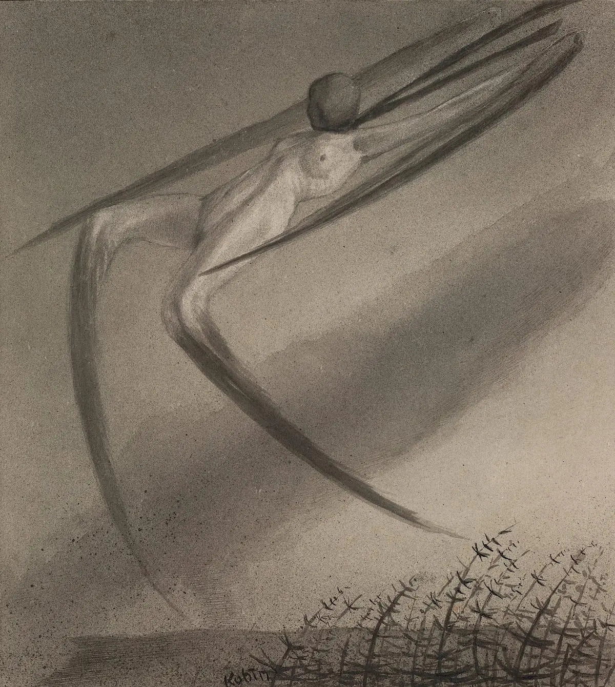{{ product_title }} Fine Art Print | {{ product_vendor }} Jakero77 Alfred Kubin - Every Night a Dream Visits Us (1900) - 17" x 22" Fine Art Print Art Print  Jakero77