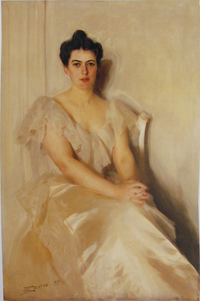 Anders Zorn Frances Cleveland 1899 Fine Art Print