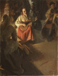 Anders Zorn A Musical Family 1905 Fine Art Print