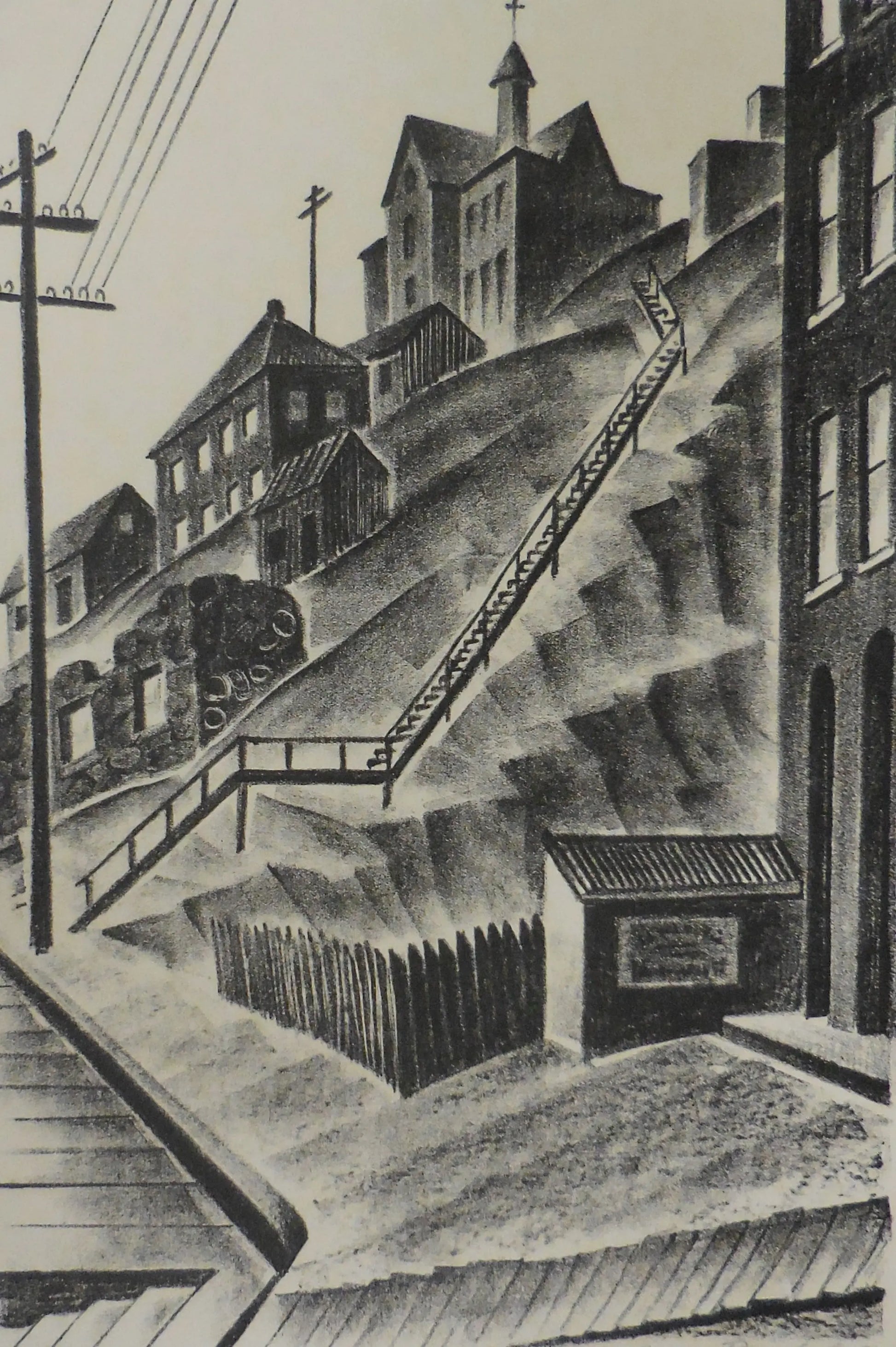 {{ product_title }} Fine Art Print | {{ product_vendor }} Jakero77 Arnold Ronnebeck - Central City (1933) New York City Fine Art Print Art Print  Jakero77