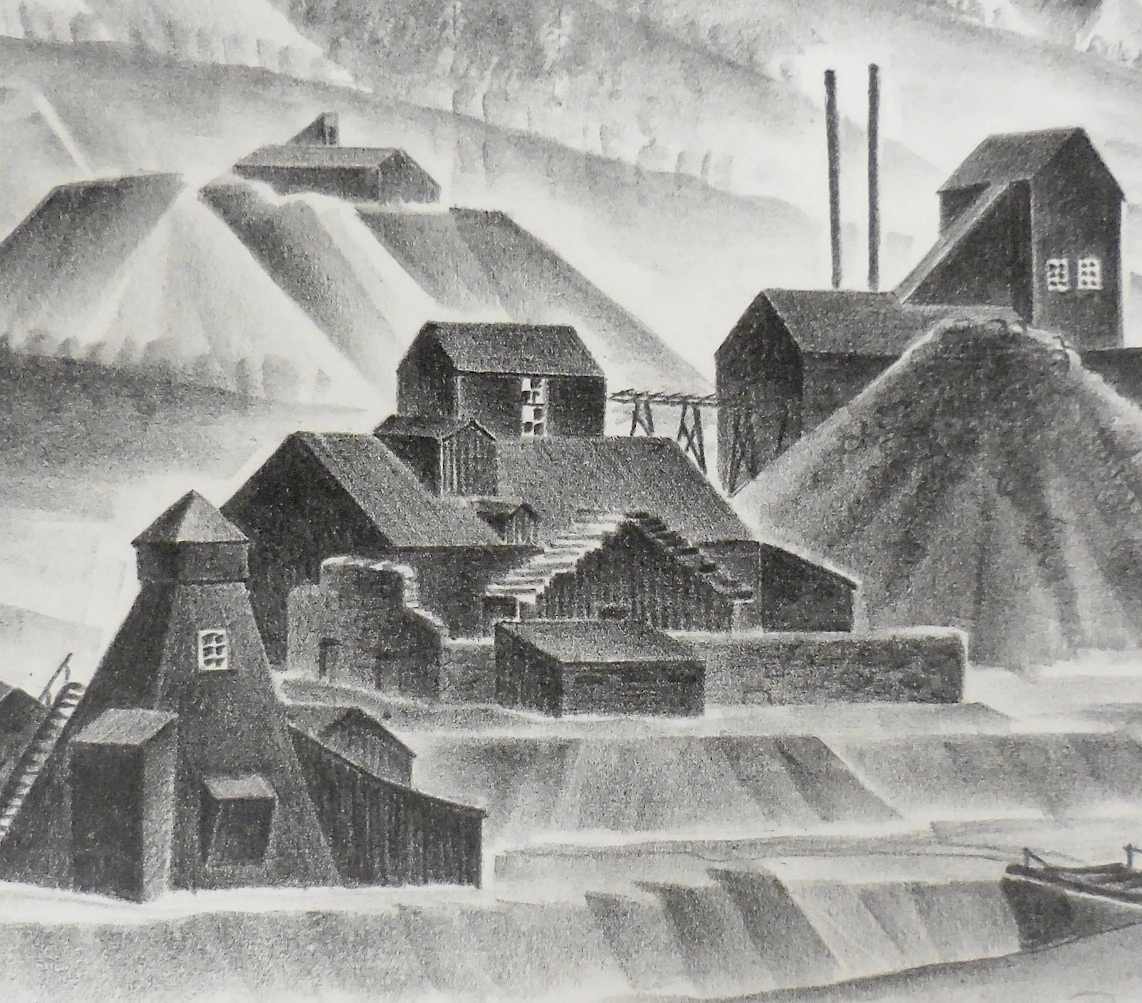 {{ product_title }} Fine Art Print | {{ product_vendor }} Jakero77 Arnold Ronnebeck - Colorado Gold Mine (1933) Fine Art Print Art Print  Jakero77