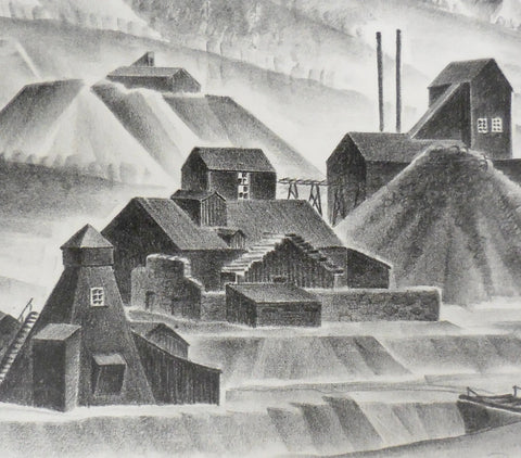 {{ product_title }} Fine Art Print | {{ product_vendor }} Jakero77 Arnold Ronnebeck - Colorado Gold Mine (1933) Fine Art Print Art Print  Jakero77