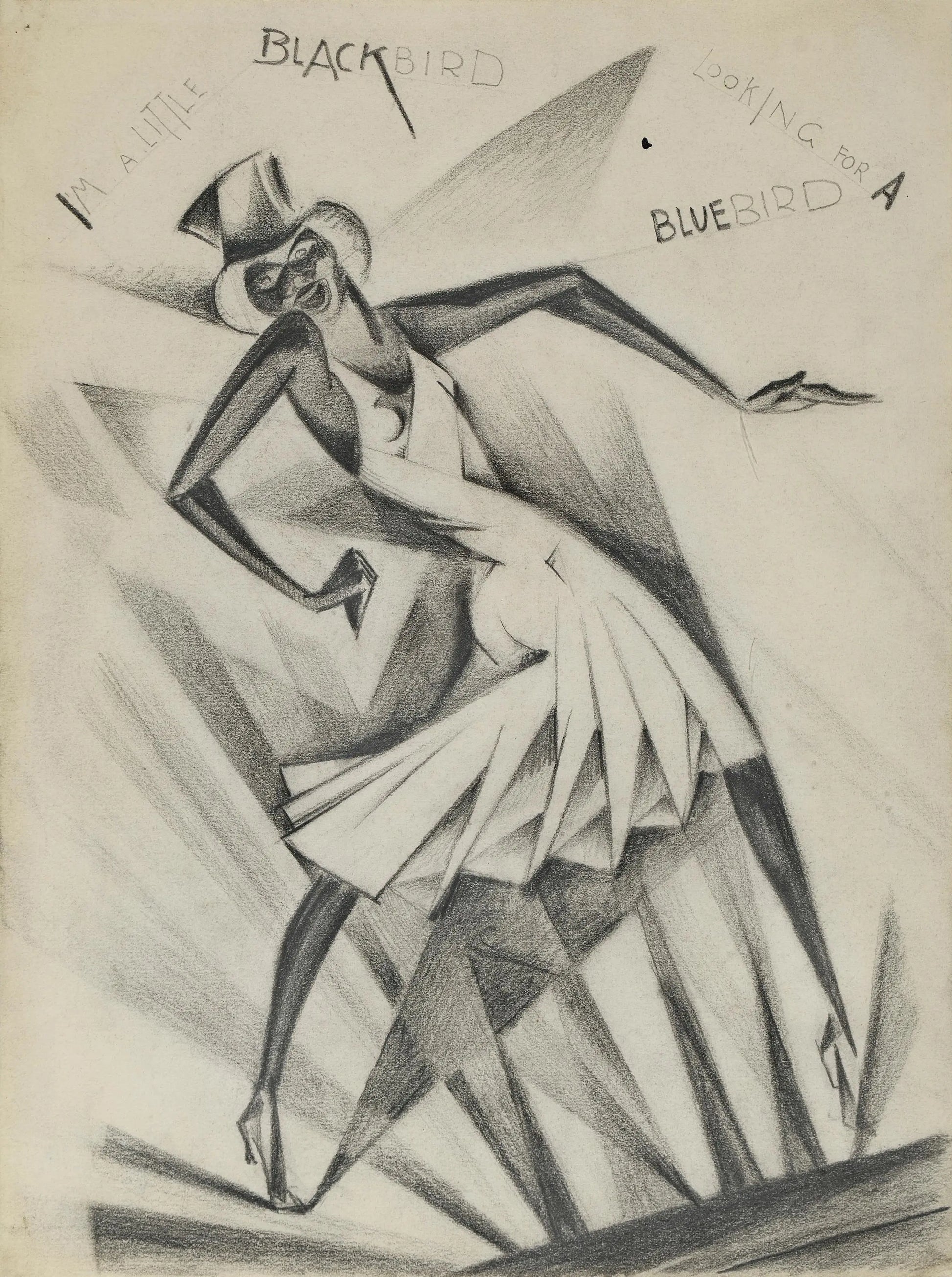 {{ product_title }} Fine Art Print | {{ product_vendor }} Jakero77 Arnold Ronnebeck - Florence Mills From Dixie to Broadway Blackbird (1924) Fine Art Print Art Print  Jakero77