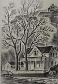 {{ product_title }} Fine Art Print | {{ product_vendor }} Jakero77 Arnold Ronnebeck - House at Gregory Point (1937) Fine Art Print Art Print  Jakero77