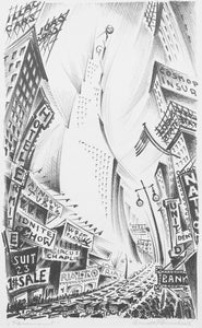 {{ product_title }} Fine Art Print | {{ product_vendor }} Jakero77 Arnold Ronnebeck - Paramount New York Broadway Boogie Woogie (1928) Fine Art Print Art Print  Jakero77