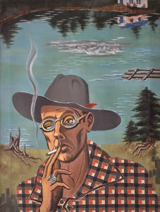 {{ product_title }} Fine Art Print | {{ product_vendor }} Jakero77 Arnold Ronnebeck - Self Portrait (1943) Fine Art Print Art Print  Jakero77
