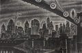 {{ product_title }} Fine Art Print | {{ product_vendor }} Jakero77 Arnold Ronnebeck - Skyline New York City (1928) Brooklyn Bridge Fine Art Print Art Print  Jakero77
