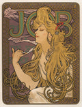 Job Rolling Papers Art Nouveau Vintage Style Alphonse 1890 Fine Art Print