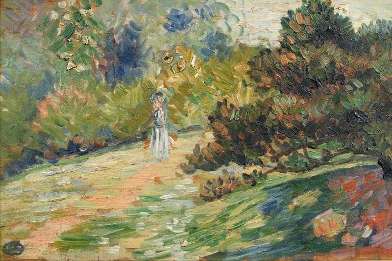 Lucien Pissarro Kew Gardens, London 1892 Fine Art Print