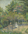 Lucien Pissarro The Turkeys, Or Esther in the Garden, Eragny 1893 Fine Art Print