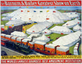 Barnum & Bailey Circus Railroad Train Vintage Style 1899 Fine Art Print