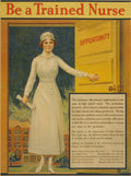 Be a Trained Nurse! World War I Nursing Recruitment 1917  Fine Art Print