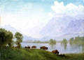 Albert Bierstadt Buffalo Country 1860 Fine Art Print