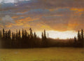 Albert Bierstadt California Sunset 1870 Fine Art Print