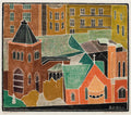 {{ product_title }} Fine Art Print | {{ product_vendor }} Jakero77 Blanche Lazzell - Little Church, New York City (1952) - 17" x 22" Fine Art Print Art Print  Jakero77