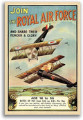 Join the Royal Air Force RAF WWI Recruitment Poster Print 1918 Fine Art Print