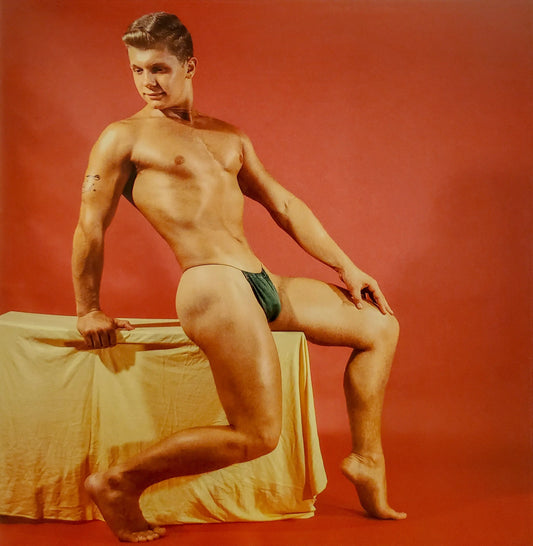 {{ product_title }} Fine Art Print | {{ product_vendor }} Jakero77 Bruce Bellas of LA - Rich O'Dell Semi Nude Gay 1960s - 17" x 22" Fine Art Print Art Print  Jakero77