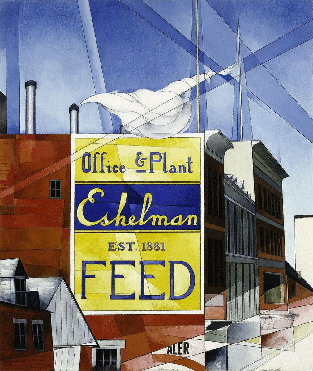 Charles Demuth Buildings, Lancaster 1930 Fine Art Print