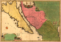 California & New Mexico Vintage Historical Southwest 1720 Fine Art Print