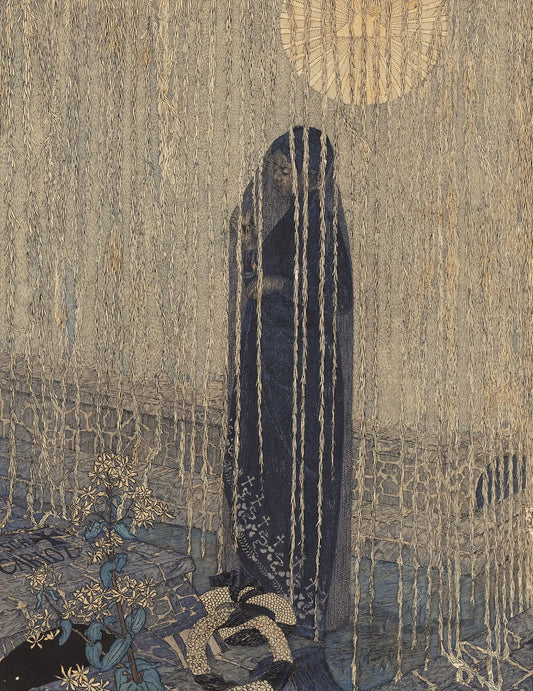 {{ product_title }} Fine Art Print | {{ product_vendor }} Jakero77 Carlos Schwabe - Dia da Morte Death Day (1890-92) Fine Art Print Art Print  Jakero77