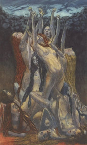 {{ product_title }} Fine Art Print | {{ product_vendor }} Jakero77 Carlos Schwabe - Fleurs du Mal Revolte (1900) Nudes Fine Art Print Art Print  Jakero77