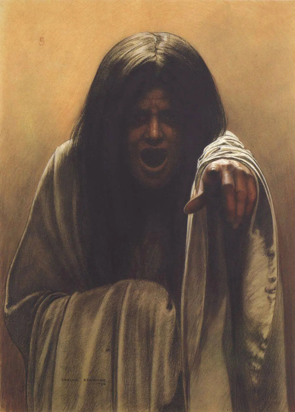 {{ product_title }} Fine Art Print | {{ product_vendor }} Jakero77 Carlos Schwabe - Study for La Vague 5 (1906) The Wave Fine Art Print Art Print  Jakero77