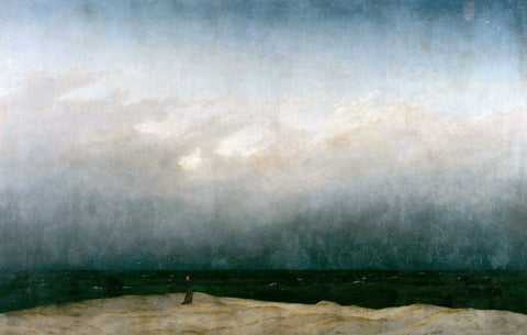 {{ product_title }} Fine Art Print | {{ product_vendor }} Jakero77 Caspar David Friedrich - The Monk by the Sea (1808-10) Fine Art Print Art Print  Jakero77