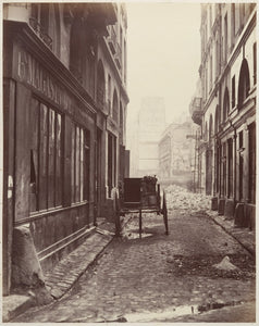 {{ product_title }} Fine Art Print | {{ product_vendor }} Jakero77 Charles Marville - Rue Estienne de la rue Boucher (1862) Paris Fine Art Print Art Print  Jakero77