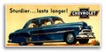 Chevrolet De Luxe Vintage Car Advertising Wall Art 1951 Fine Art Print