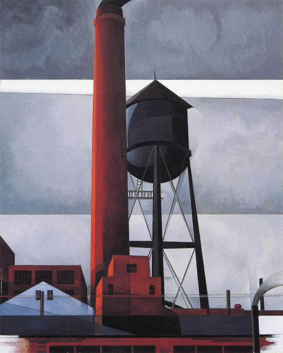 Charles Demuth Chimney and Water Tower 1931 Fine Art Print