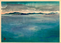 {{ product_title }} Fine Art Print | {{ product_vendor }} Jakero77 Chiura Obata - Before the Rain, Mono Lake (1930) - 17" x 22" Fine Art Print Art Print  Jakero77