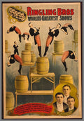 Ringling Bros. Raschetta Brothers Acrobatic Act 1901 Fine Art Print