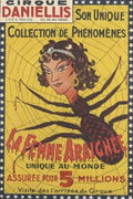 Cirque Daniellis Spider Woman Vintage Style 1920 Fine Art Print
