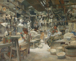 {{ product_title }} Fine Art Print | {{ product_vendor }} Jakero77 Claude Firmin - Paris Studio of Caster Sadaune (1901) - 17" x 22" Fine Art Print Art Print  Jakero77
