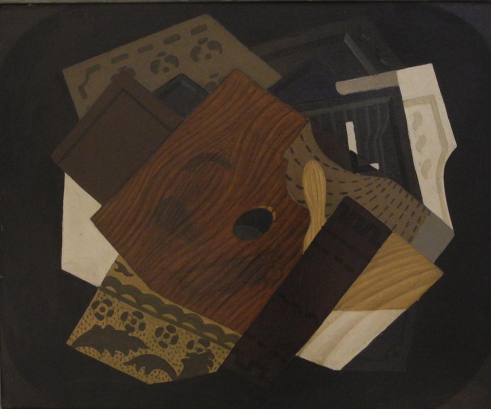 David Kakabadze Cubist self-portrait 1914 Fine Art Print