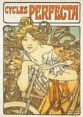 Cycles Perfecta Alphonse Mucha Art Nouveau Bicycle 1897 Fine Art Print