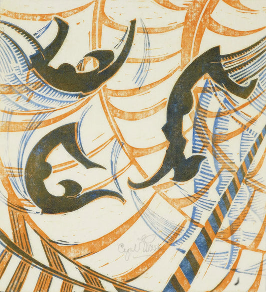 {{ product_title }} Fine Art Print | {{ product_vendor }} Jakero77 Cyril Power - Acrobats (circa 1933) - 17" x 22" Fine Art Print Art Print  Jakero77