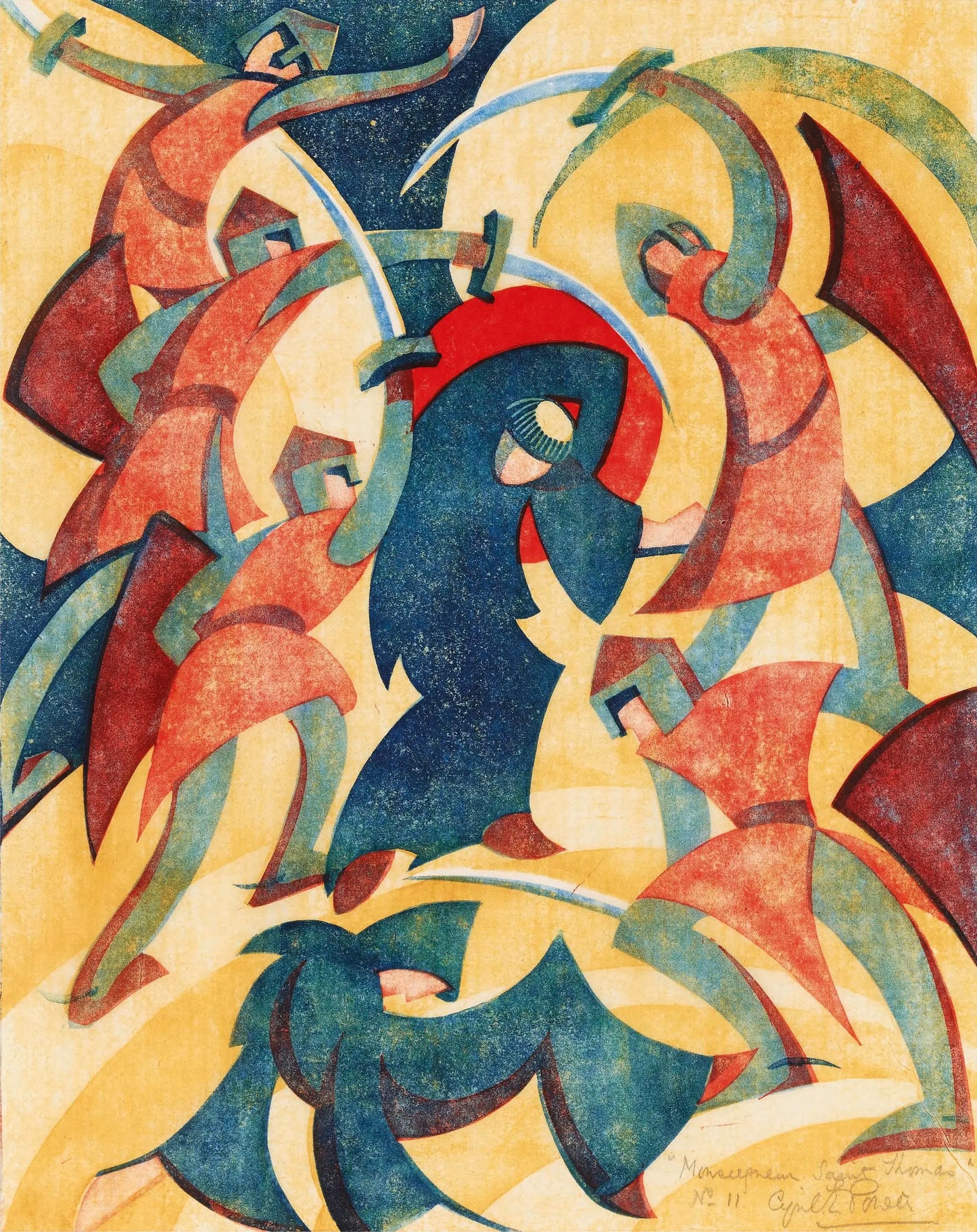 {{ product_title }} Fine Art Print | {{ product_vendor }} Jakero77 Cyril Power - Monseignor St. Thomas (circa 1931) - 17" x 22" Fine Art Print Art Print  Jakero77