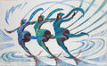{{ product_title }} Fine Art Print | {{ product_vendor }} Jakero77 Cyril Power - Skaters (circa 1932) - 17" x 22" Fine Art Print Art Print  Jakero77
