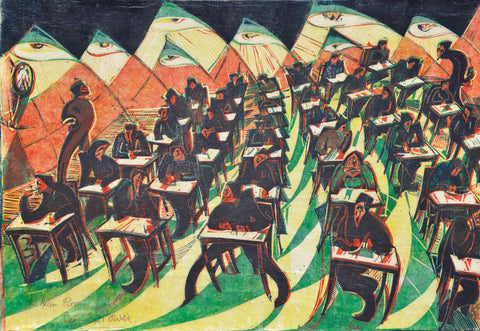 {{ product_title }} Fine Art Print | {{ product_vendor }} Jakero77 Cyril Power - The Exam Room (1934) - 17" x 22" Fine Art Print Art Print  Jakero77
