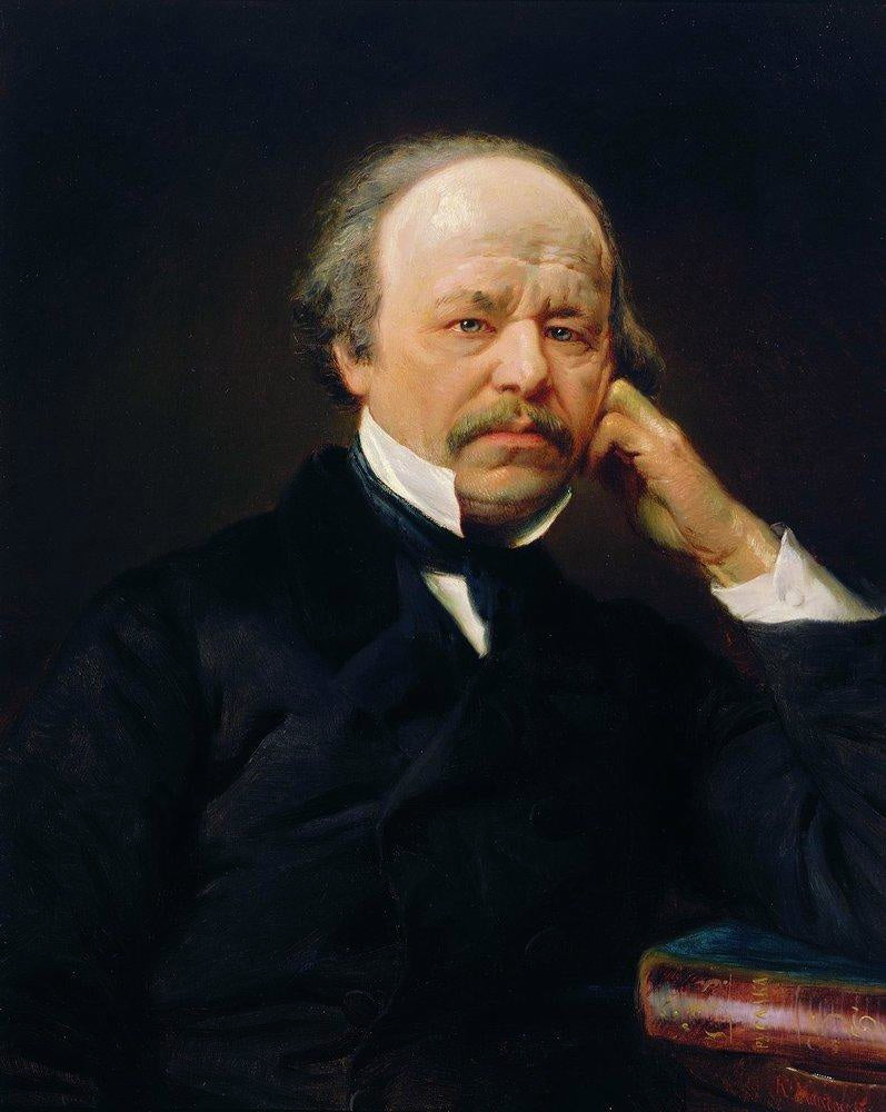 Konstantin Makovsky Portrait of the Composer Aleksandr Sergeyvich Dargomyzhsky 1869 Fine Art Print