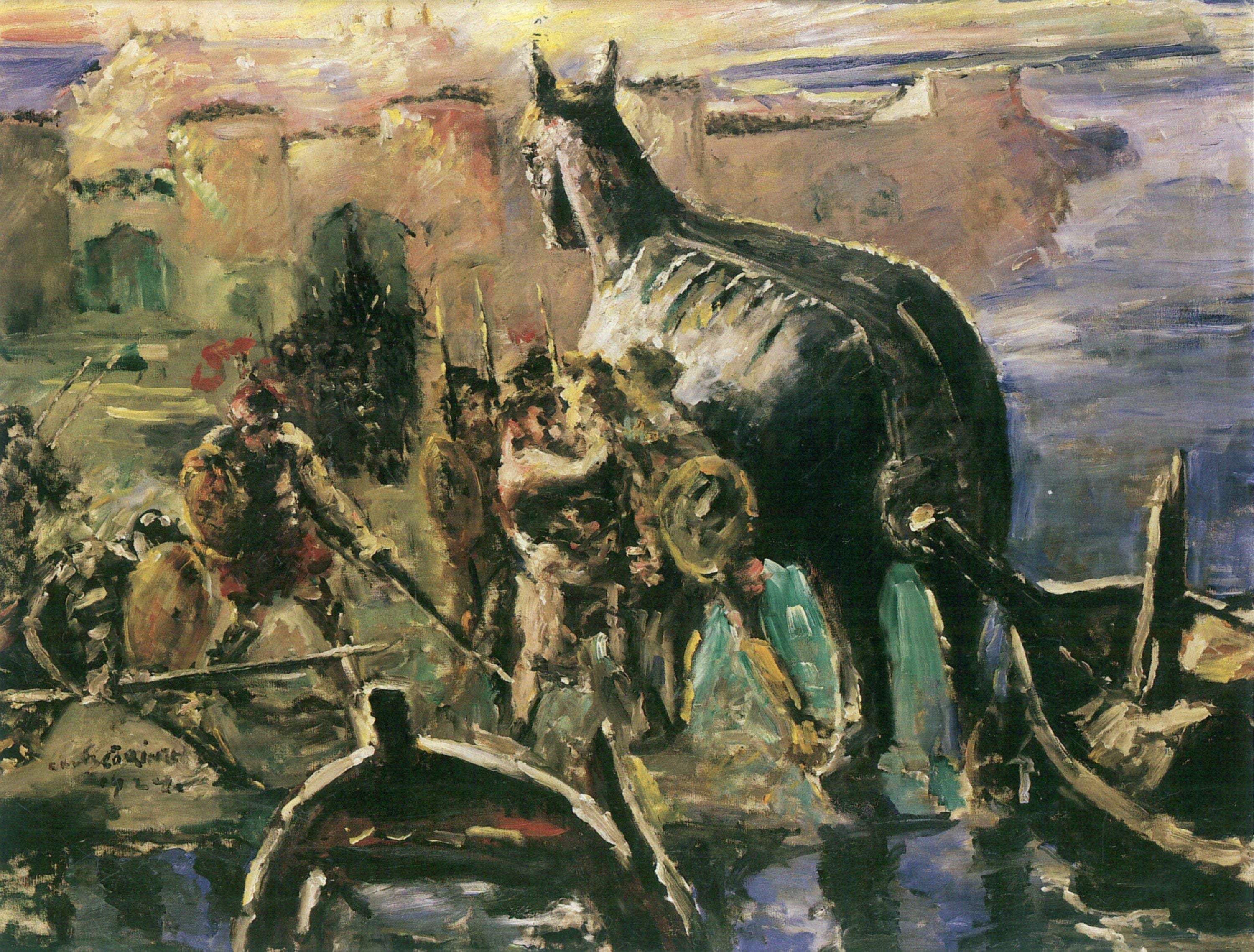 Lovis Corinth The Trojan Horse 1924 Fine Art Print