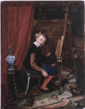 Eduardo Zamacois Distraction 1870 Fine Art Print