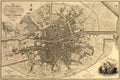 Dublin Ireland City Plan Map Poster Vintage 1797 Fine Art Print