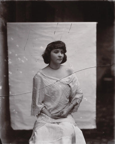 {{ product_title }} Fine Art Print | {{ product_vendor }} Jakero77 E.J. Bellocq - Storyville Prostitute New Orleans (1912) Fine Art Print Art Print  Jakero77