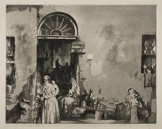 {{ product_title }} Fine Art Print | {{ product_vendor }} Jakero77 Earl Horter - Junk Shop (1932) Fine Art Print Art Print  Jakero77