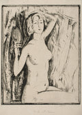 {{ product_title }} Fine Art Print | {{ product_vendor }} Jakero77 Earl Horter - Nude with Mirror (1920s) Deco Fine Art Print Art Print  Jakero77