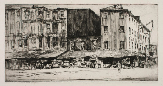 {{ product_title }} Fine Art Print | {{ product_vendor }} Jakero77 Earl Horter - Old Blue Anchor Old Philadelphia (1919) Fine Art Print Art Print  Jakero77