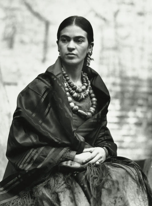 {{ product_title }} Fine Art Print | {{ product_vendor }} Jakero77 Edward Weston - Frida Kahlo Portrait Mexican Artist (1930) Fine Art Print Art Print  Jakero77